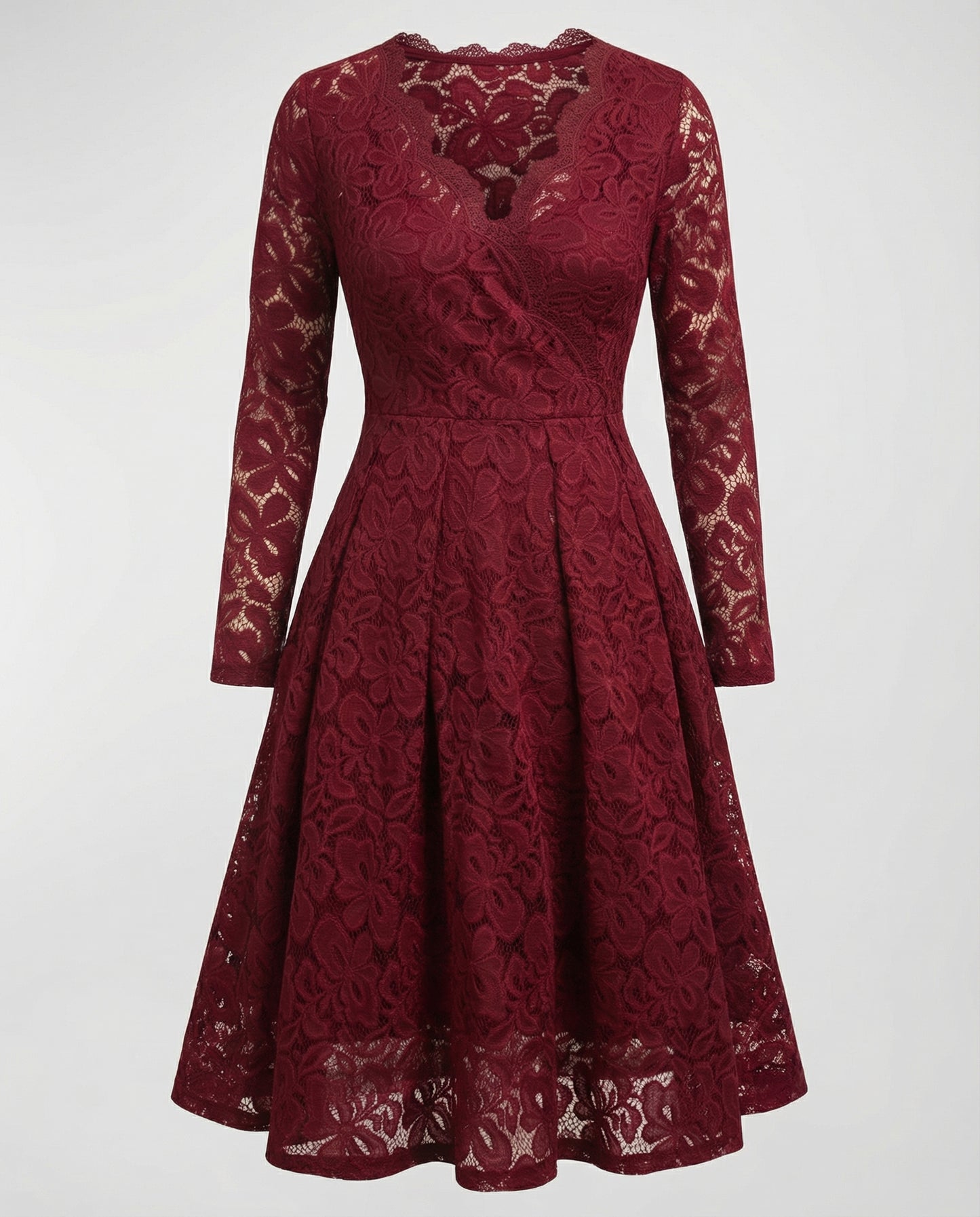 Elegantes Spitzenkleid Damen