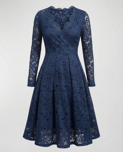 Elegantes Spitzenkleid Damen