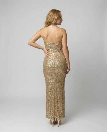 Stylisches Kleid Hoher Schlitz