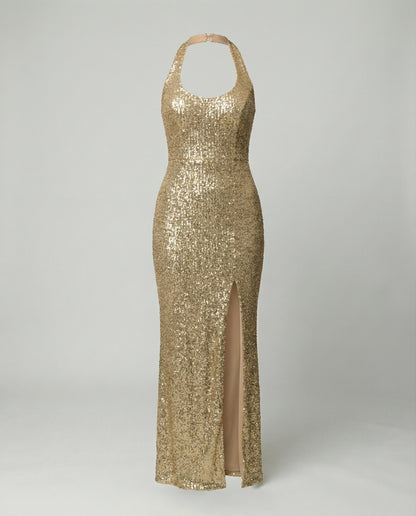 Stylisches Kleid Hoher Schlitz