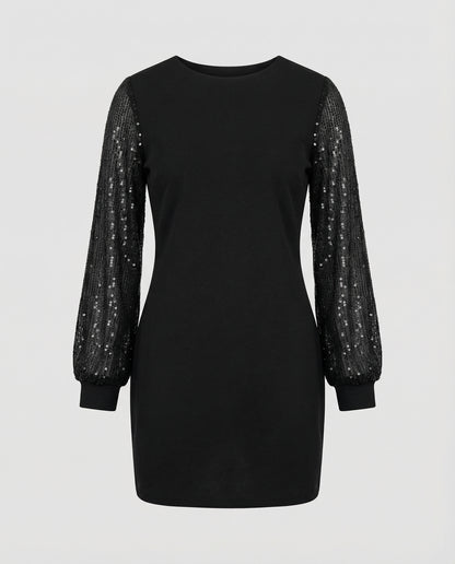 Lässiges Glitzerkleid Damen