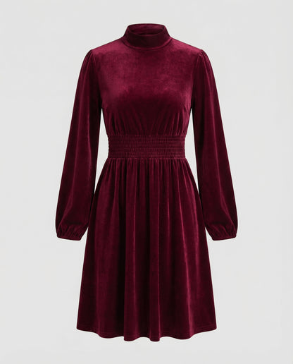 Elegantes Samtkleid Damen