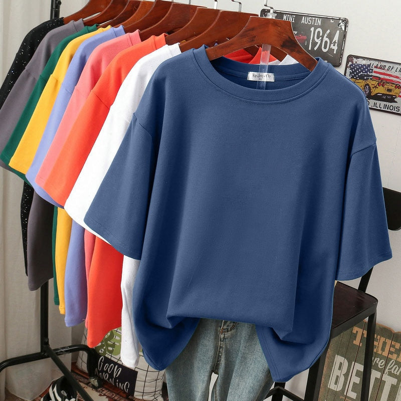 DMT | Kuscheliges Baumwoll-Basic: Plus-Size T-Shirt für Damen