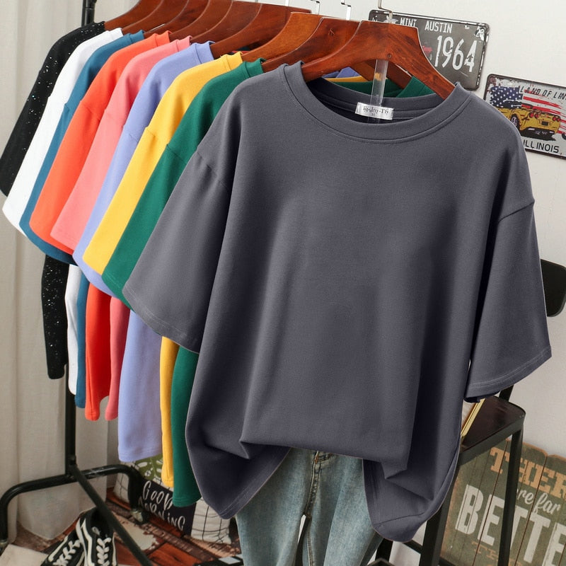 DMT | Kuscheliges Baumwoll-Basic: Plus-Size T-Shirt für Damen