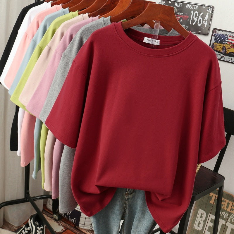 DMT | Kuscheliges Baumwoll-Basic: Plus-Size T-Shirt für Damen