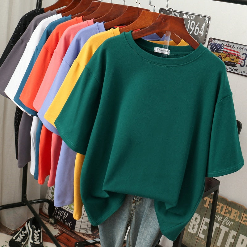 DMT | Kuscheliges Baumwoll-Basic: Plus-Size T-Shirt für Damen