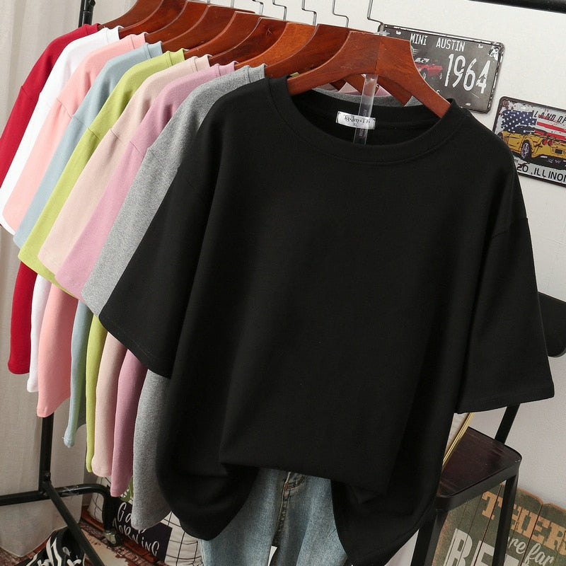 DMT | Kuscheliges Baumwoll-Basic: Plus-Size T-Shirt für Damen