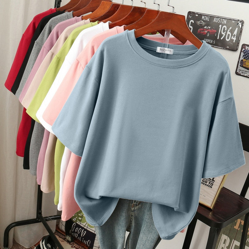 DMT | Kuscheliges Baumwoll-Basic: Plus-Size T-Shirt für Damen