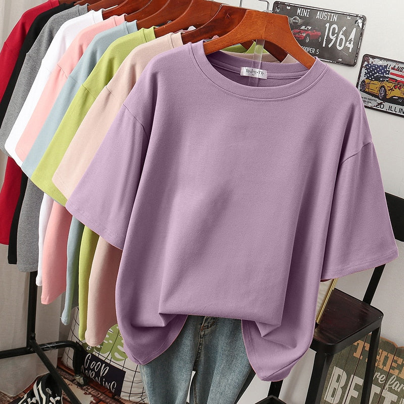 DMT | Kuscheliges Baumwoll-Basic: Plus-Size T-Shirt für Damen