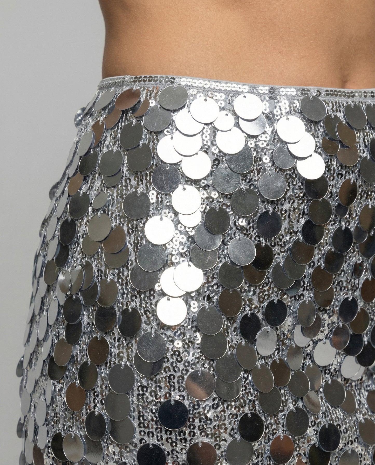 Eleganter Pailletten Minirock