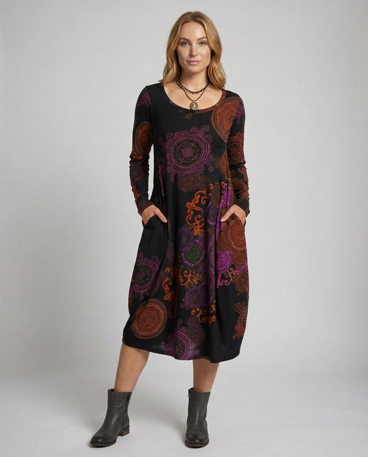 Lässiges Boho Kleid Damen
