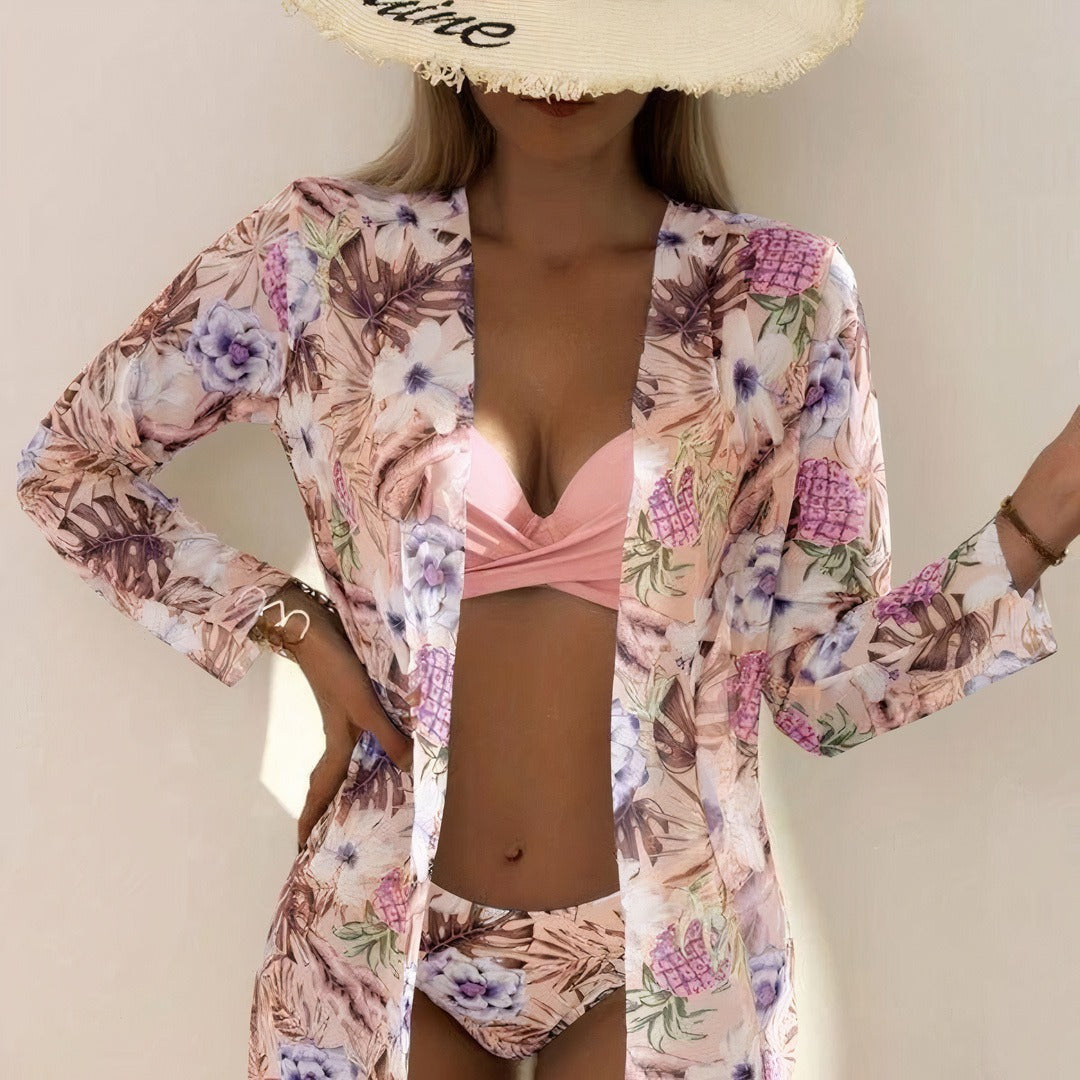 DMT | in-1-Bikini-Set mit Blumenmuster (Bestseller)