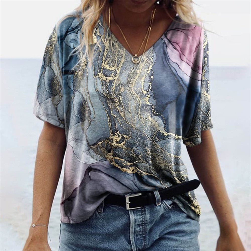 DMT | Originelles Damen-T-Shirt im Boho-Stil