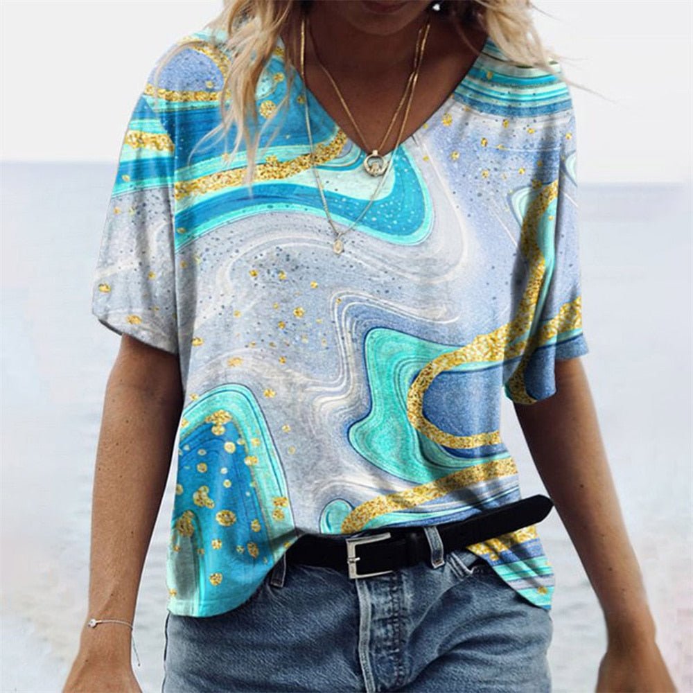 DMT | Originelles Damen-T-Shirt im Boho-Stil