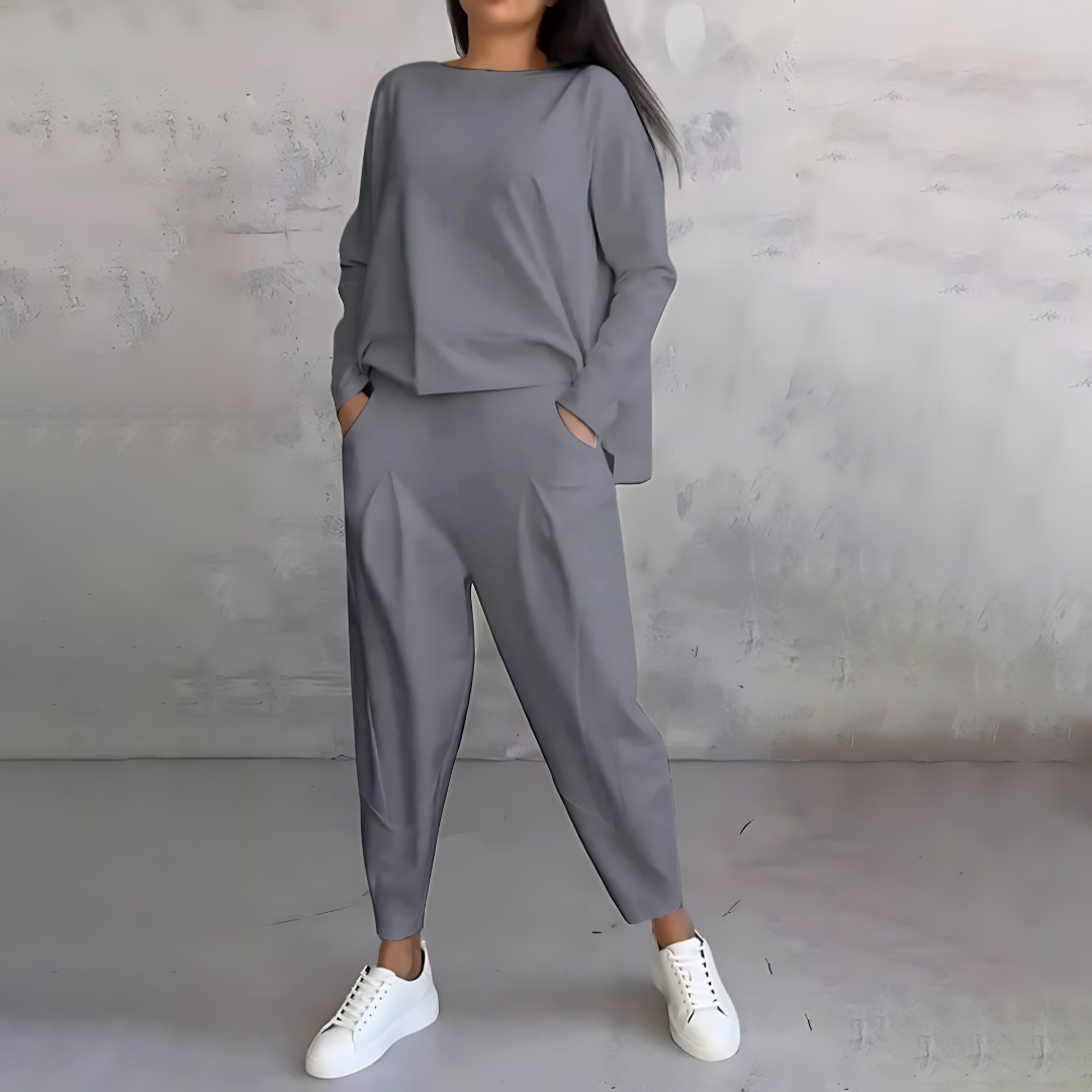 DMT | Lässiges Herbst 2-teiliges Set für Frauen
