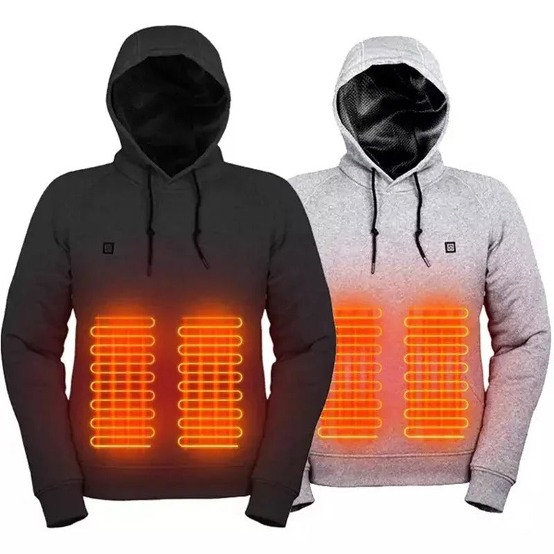 DMT | Hoodies, USB elektrische Heizung leichte Kapuzen-Sweatshirts Jacke