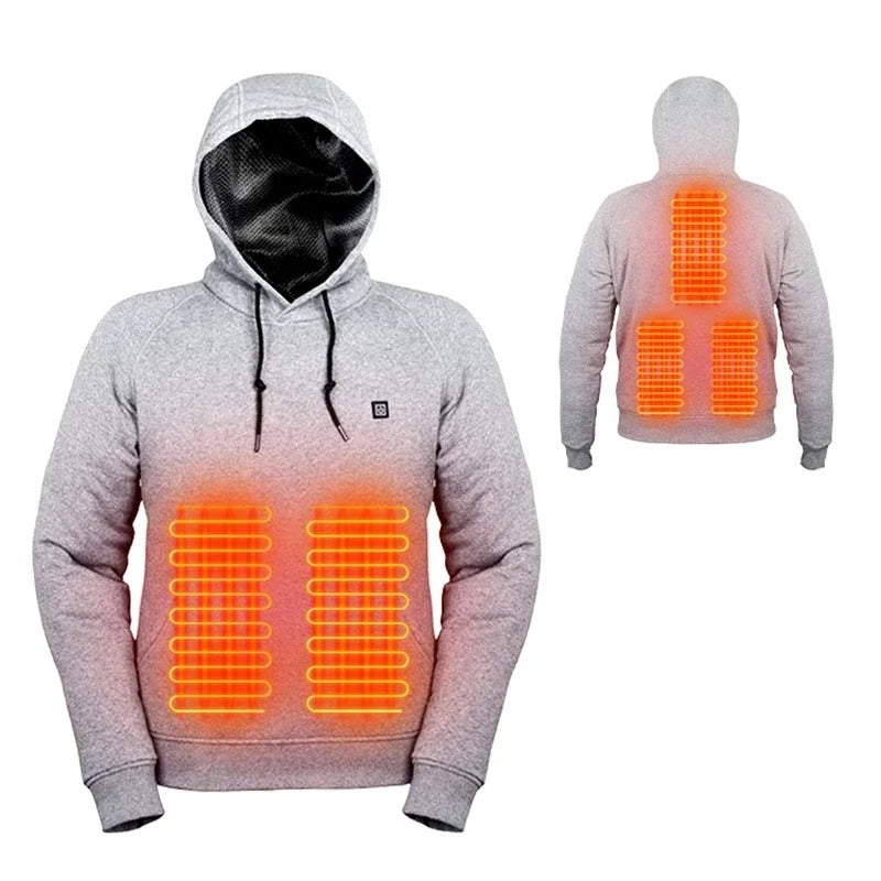 DMT | Hoodies, USB elektrische Heizung leichte Kapuzen-Sweatshirts Jacke