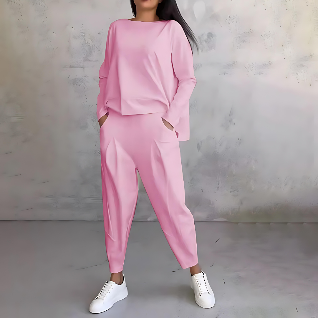 DMT | Lässiges Herbst 2-teiliges Set für Frauen